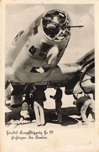 Ansichtskarte "Kampfflugzeug Gn 111"