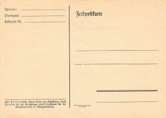 Ansichtskarte "Siegeszug der 10. Panzerdivision"