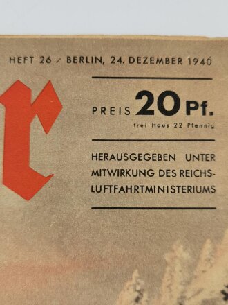 Der Adler "Kriegsweihnacht", Heft Nr. 26, 24 Dezember 1940