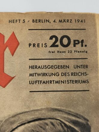 Der Adler "Der Schöpfer der deutschen Luftwaffe", Heft Nr. 5, 4. März 1941