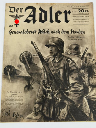 Der Adler "Generaloberst Milch nach dem Norden", Heft Nr. 10, 14. Mai 1940