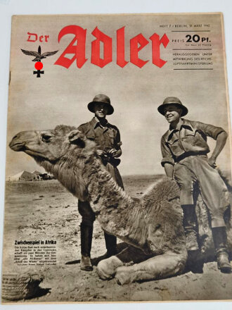 Der Adler "Zwischenspiel in Afrika", Heft Nr. 7, 31. März 1942
