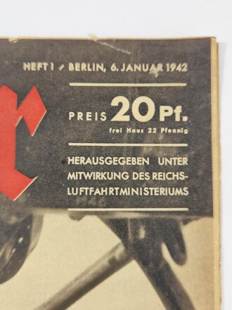 Der Adler "Neuen Zielen entgegen", Heft Nr. 1, 6. Januar 1940