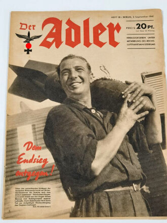 Der Adler "Dem Endsieg entgegen!", Heft Nr. 18, 2. September 1941