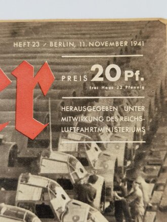 Der Adler "Am laufenden Band", Heft Nr. 23, 11. November 1941