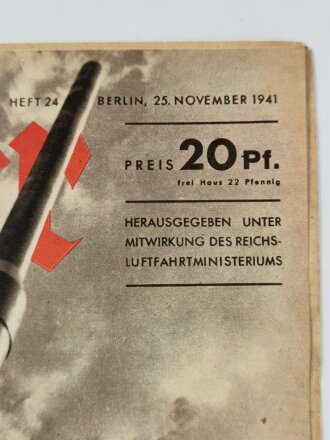 Der Adler "Feuer frei!", Heft Nr. 24, 25. November 1941
