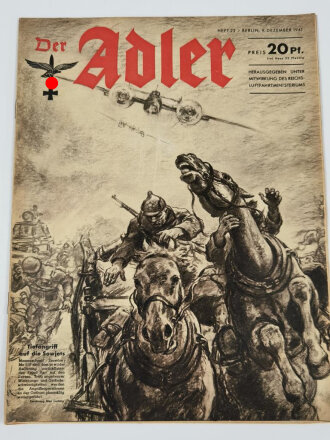 Der Adler "Tiefangriff auf die Sowjets", Heft Nr. 25, 9. Dezember 1941