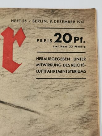 Der Adler "Tiefangriff auf die Sowjets", Heft Nr. 25, 9. Dezember 1941