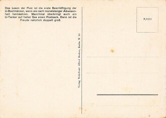 Ansichtskarte "Post für die U-Boot Besatzung"
