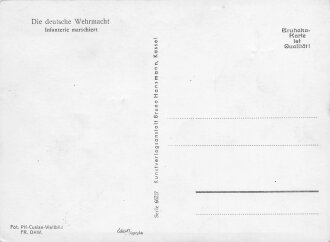 Ansichtskarte "Infanterie maschiert"