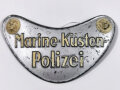 Ringkragen Marine Küsten Polizei in gutem Zustand. Nicht magnetisches Stück, Originallack