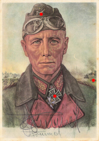 Generaloberst Rommel, Ansichtskarte mit...