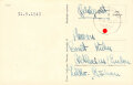 Ritterkreuzträger Generaloberst Hoth, Ansichtskarte mit eigenhändiger Unterschrift