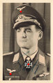 Eichenlaubträger Oberstleutnant Späte, Ansichtskarte mit eigenhändiger Unterschrift