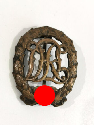 Deutsches Reichssportabzeichen DRL in Bronze, Hersteller " Wernstein Jena "