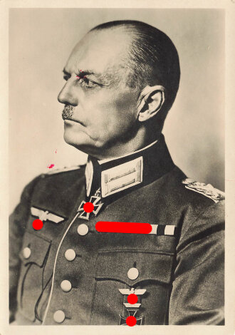 Ansichtskarte Ritterkreuzträger General Feldmarschall Rundstedt