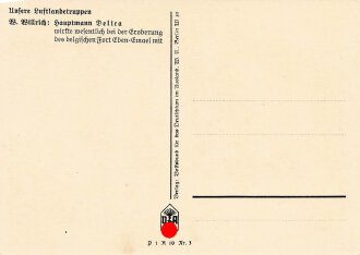 Ansichtskarte Fallschirmjäger: Hauptmann Delica