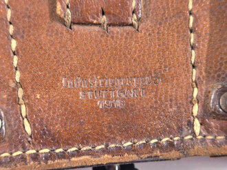 1.Weltkrieg Patronentasche, getragenes Stück, datiert 1918