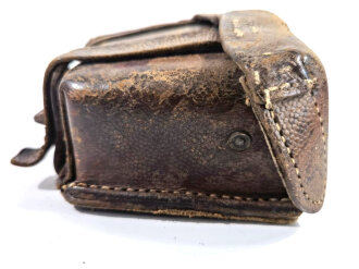 1.Weltkrieg Patronentasche, getragenes Stück, datiert 1918