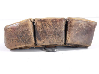 1.Weltkrieg Patronentasche, getragenes Stück, datiert 1918
