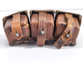 1.Weltkrieg Patronentasche, stark getragenes Stück,...