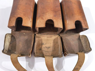 1.Weltkrieg Patronentasche, getragenes Stück, datiert 1918