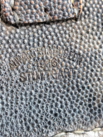 1.Weltkrieg Patronentasche, getragenes Stück, datiert 1916