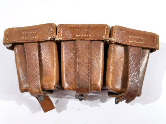 1.Weltkrieg Patronentasche, getragenes Stück,...