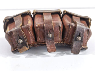 1.Weltkrieg Patronentasche, getragenes Stück,...