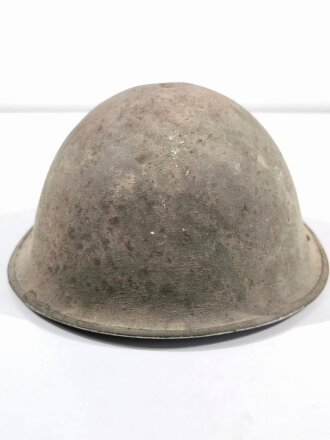 British steel helmet, after WWII. Original paint, uncleaned