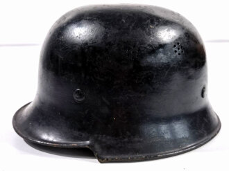 Stahlhelm Feuerwehr, höchstwahrscheinlich Fertigung nach dem 2.Weltkrieg.