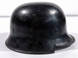 Stahlhelm Feuerwehr, höchstwahrscheinlich Fertigung nach dem 2.Weltkrieg.