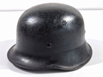 Stahlhelm Feuerwehr, höchstwahrscheinlich Fertigung nach dem 2.Weltkrieg.