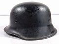 Stahlhelm Feuerwehr, höchstwahrscheinlich Fertigung nach dem 2.Weltkrieg.