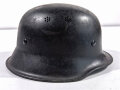 Stahlhelm Feuerwehr, höchstwahrscheinlich Fertigung nach dem 2.Weltkrieg.