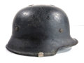 Feuerwehr Stahlhelm , vermutlich Nachkriegsfertigung. Ungereinigtes Stück