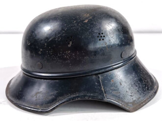 Stahlhelm Luftschutz. Originallack, scheint niemals ein...