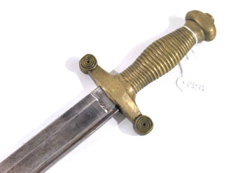 Frankreich, Glaive ähnlich Artilleriekurzschwert Modell 1831, mit gekürzter Säbelklinge