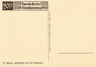 Willrichkarte "Förstersfrau aus dem Buchenland"