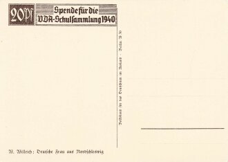 Willrichkarte "Deutsche Frau aus Nordschleswig"