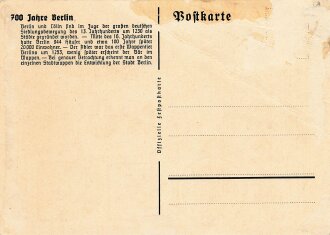 Farbige Propaganda Postkarte "700 Jahre Stadt...