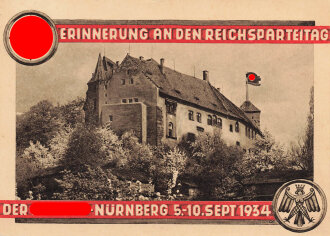 Ansichtskarte "Erinnerung an den Reichsparteitag" 