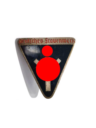 Nationalsozialistische Frauenschaft (NSF), Mitgliedsabzeichen 8. Form, 31mm, Nadel  defekt