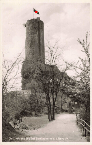 Ansichtskarte "Die Strahlenburg bei Schriesheim a.d. Bergstr."