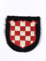Ärmelabzeichen SS kroatischer Freiwilliger, sehr guter Zustand