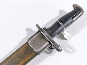 U.S. 2.Weltkrieg, Seitengewehr für M1 Garant, Hersteller "RIA 1911"  Klinge Kammermäßig gekürzt " U.C. Mod."