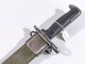 U.S. 2.Weltkrieg, Seitengewehr für M1 Garant, Hersteller "WT 1943"  Seltener Hersteller