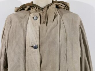 Winterwendejacke Wehrmacht, sumpftarn auf weiß. Getragenes Stück, Farbfrisch mit diversen Fehlstellen