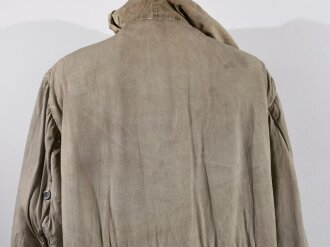 Winterwendejacke Wehrmacht, sumpftarn auf weiß. Getragenes Stück, Farbfrisch mit diversen Fehlstellen