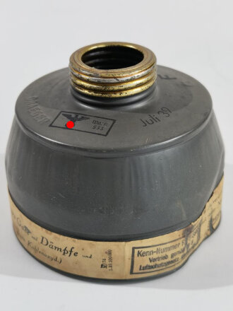 S-Filter für den zivilen Luftschutz, datiert 1939